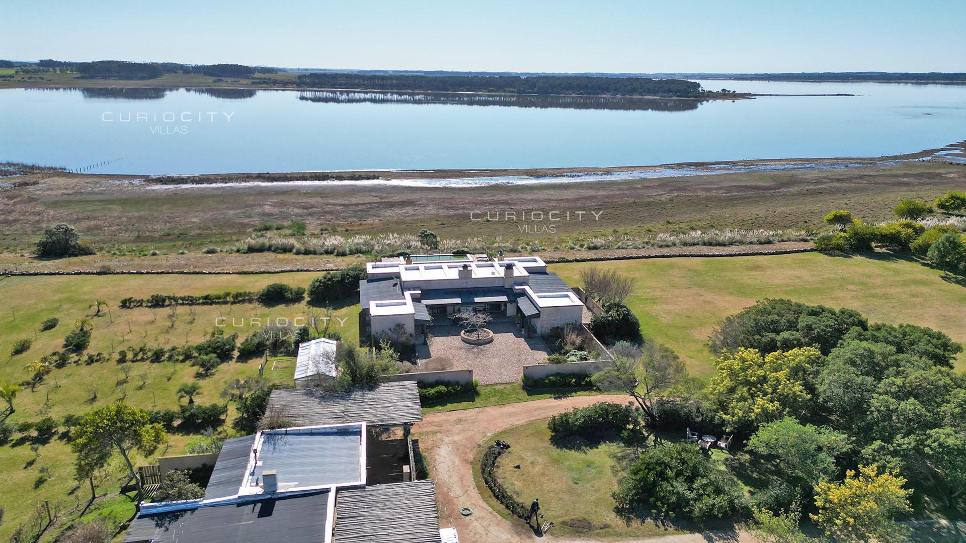 10-Hectare Lagoon Front Estate located in Jose Ignacio, Punta del Este, Uruguay, listed by Curiocity Villas.