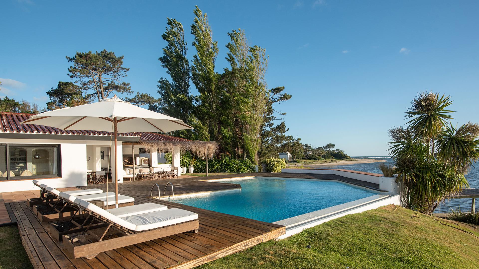 Mediterranean Waterfront Villa located in La Barra, Punta del Este, Uruguay, listed by Curiocity Villas.